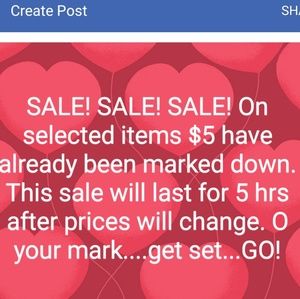 SALE! SALE!